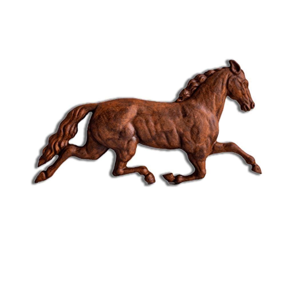 Cavalo De Parede Decorar Ferro Fundido Pronto Artes
