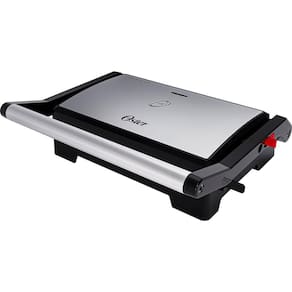Mini Grill Elétrico Oster Inox 2 Em 1 - 127v 127v