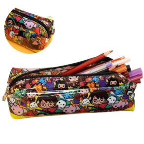 Estojo Harry Potter Infantil PVC Cristal e 1 zíper DAC