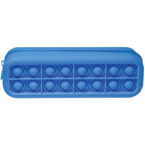 Estojo / necessaire de silicone Poosh pop it Azul DAC
