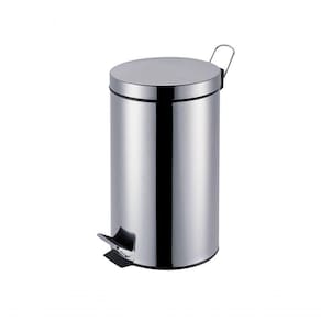 Lixeira Pedal Inox Agata 12L 32X25X39,5Cm 008223