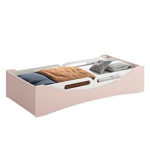 Cama Evolutiva Luna Rosa Fosco com 2 Kits Proteção Lateral Usinada e Colchão D20 - Reller Móveis