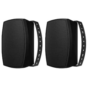 Wave One WOD125 Par de Caixas Acústicas Outdoor e Indoor com Woofer 5,25" 125W IP56 UV Preto