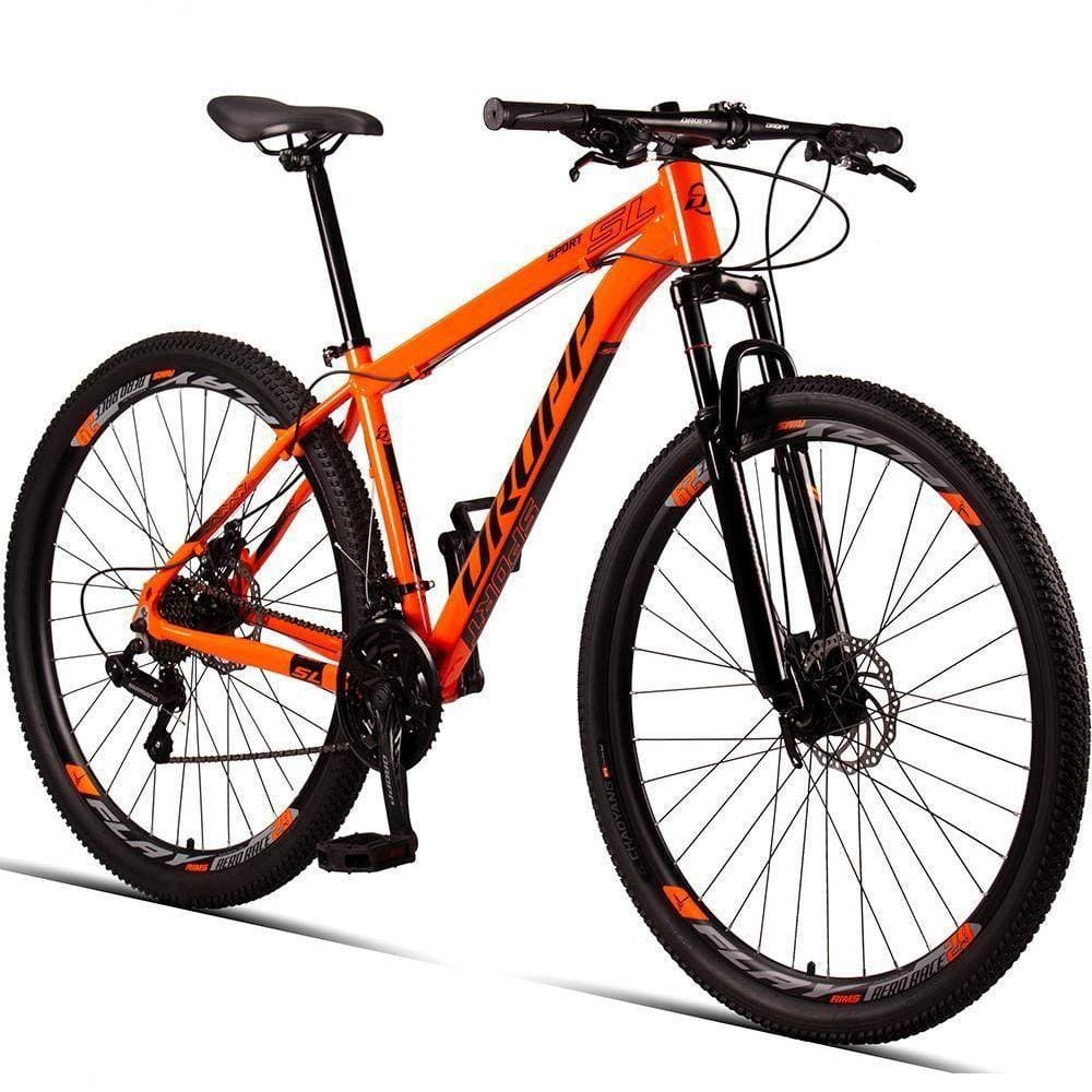 Bicicleta aro 29 laranja dropp barata | Casas Bahia