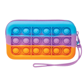 Estojo / necessaire de silicone Poosh pop it Colors DAC