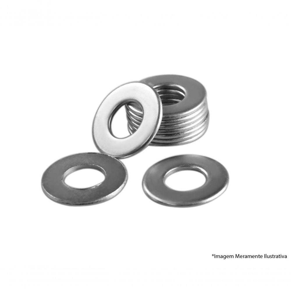 Arruela Lisa Zincada D 1/4Equot