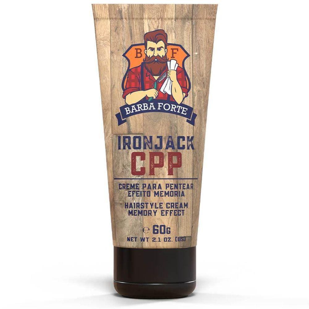 Creme Pentear Efeito Memória Ironjack Cpp 60G Barba Forte