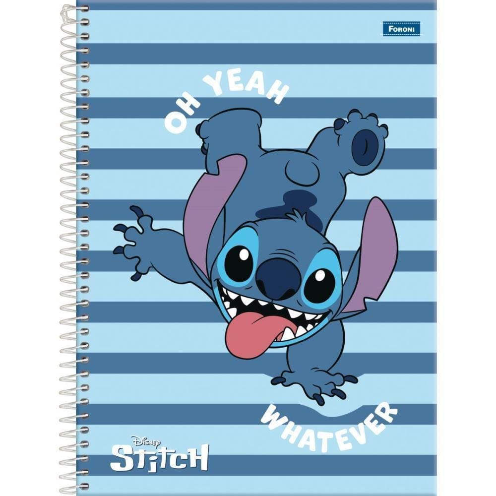 Caderno 01X1 Capa Dura Stitch 80Fls.