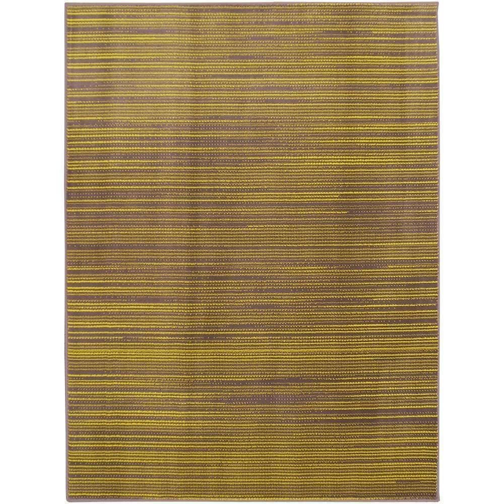 Tapete Para Sala School Risca Amarelo 1,50x2,00 São Carlos