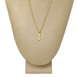Pingente Banhado Ouro 18k Ponto Luz Infinito - P. Vecchio