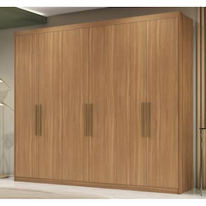 Guarda Roupa Roupeiro Casal 63370 06 Portas 03 Gavetas Sumatra Amendola Touch Demóbile