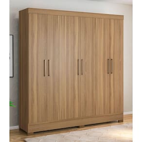 Guarda Roupa Roupeiro Casal 63020 06 Portas 03 Gavetas Prático Amendola Touch Demóbile