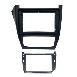 Moldura 9" Flutuante VW Fox, Spacefox, Spacecross, Crosfoss G3 - Preta