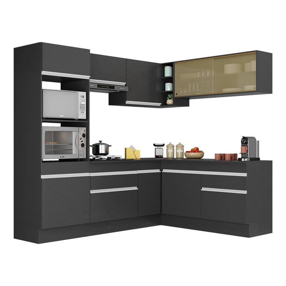 Armário De Cozinha Completa De Canto V2099 Branco