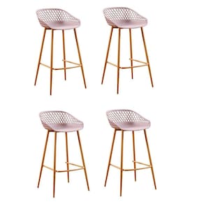 Conjunto 4 Banquetas Clarice Rivatti Camurça