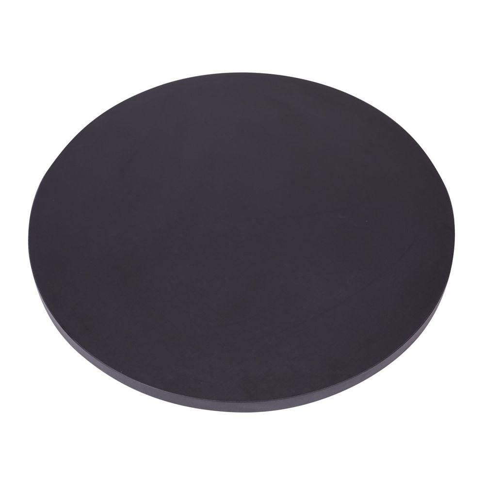 Tampo Redondo para Mesa 80cm OR Design Preto
