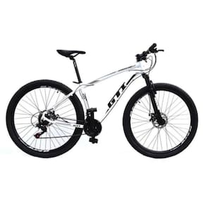 Bicicleta GTI Roma Aro 29 Quadro 17 Alumínio Branca 24V.