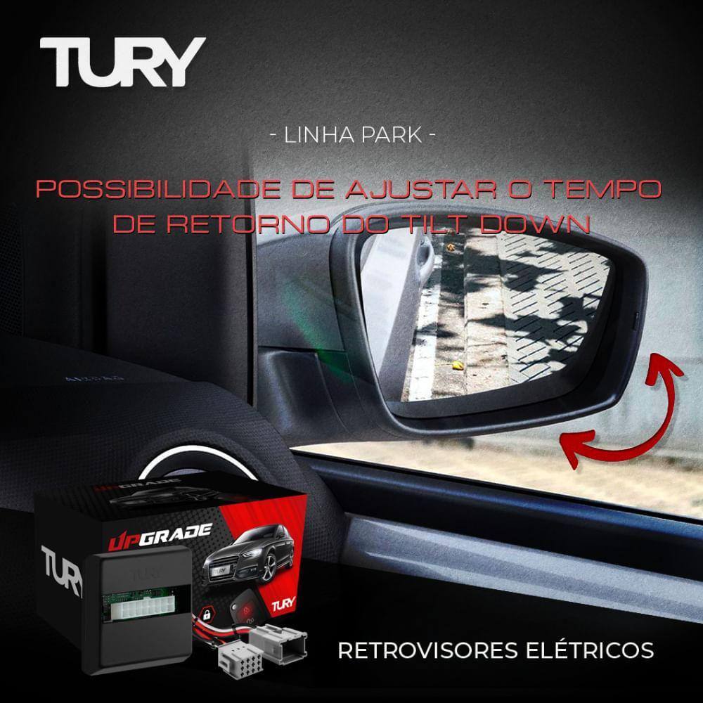 Módulo Tilt Down Retrovisor Tury Kicks 2016/ Versa 2021