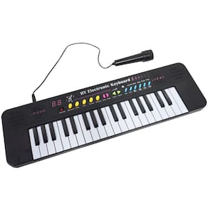 Teclado Infantil Piano Com 54 Teclas Microfone E Mp3