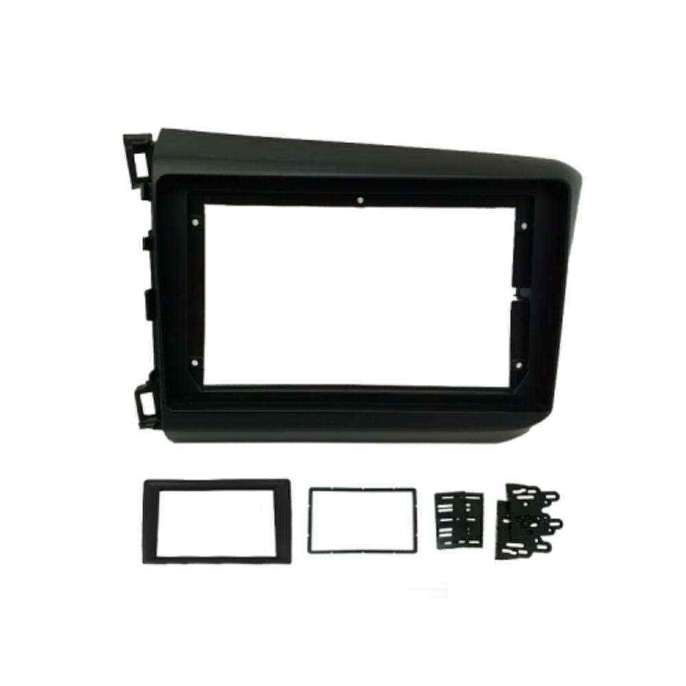 Moldura Fiamon 9" Honda Civic 2012/2016 - Preta