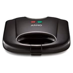 Sanduicheira ARNO Compacta Antiaderente 700W - SACB Preto 220 VOLTS