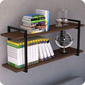Prateleira Estilo Industrial Para Sala Parede GND PM 120cm