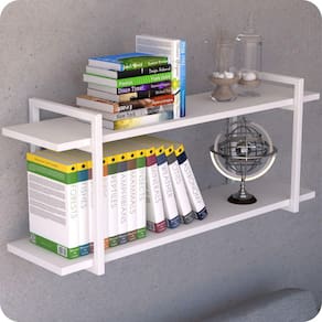 Prateleira Estilo Industrial Para Sala Parede GND BB 60cm