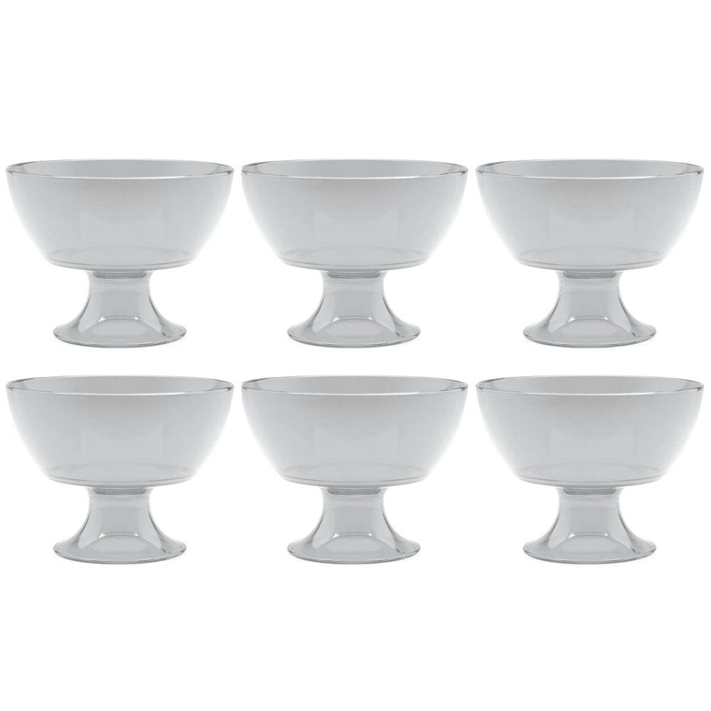 Conjunto 6 Taças De Sobremesa Pote Recipiente Para Sobremesa