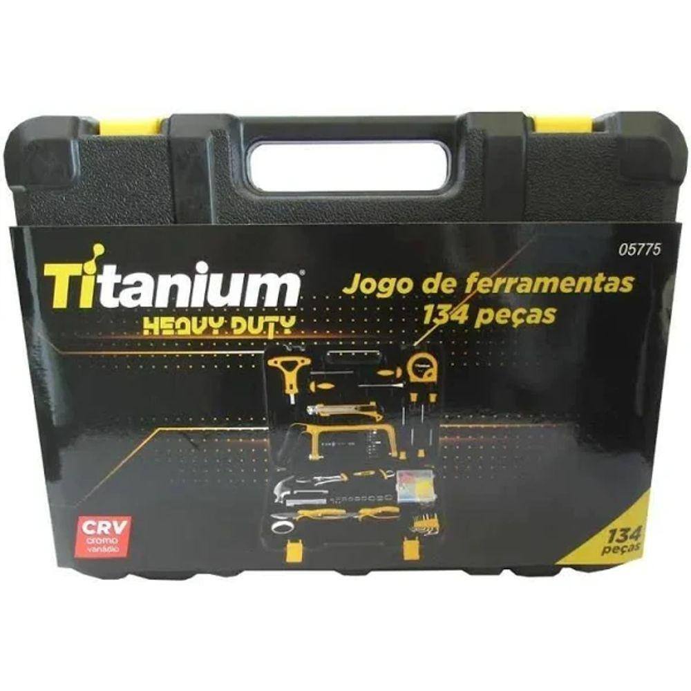 Jogo De Ferramentas 134 Peças Titanium 05775 | Casas Bahia