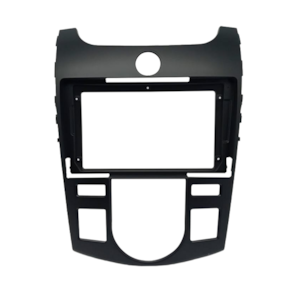 Moldura 9" Kia Cerato 10 a 12 Ar Digital - Preta
