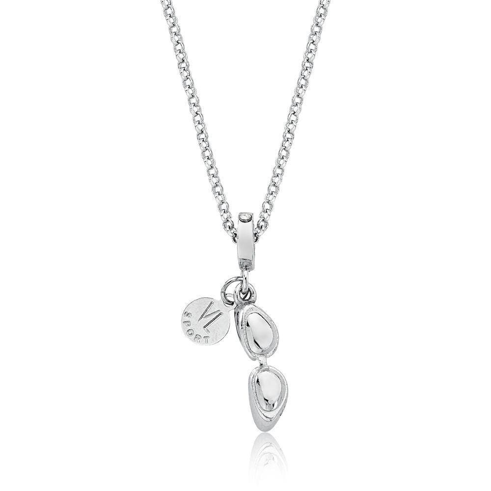 Colar Vl Sport Swimming Revestido Em Ródio