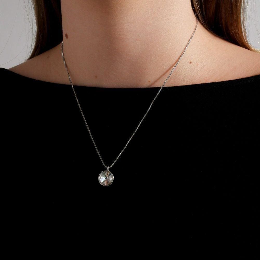 Colar Life Spot Rivoli Revestido Em Ródio