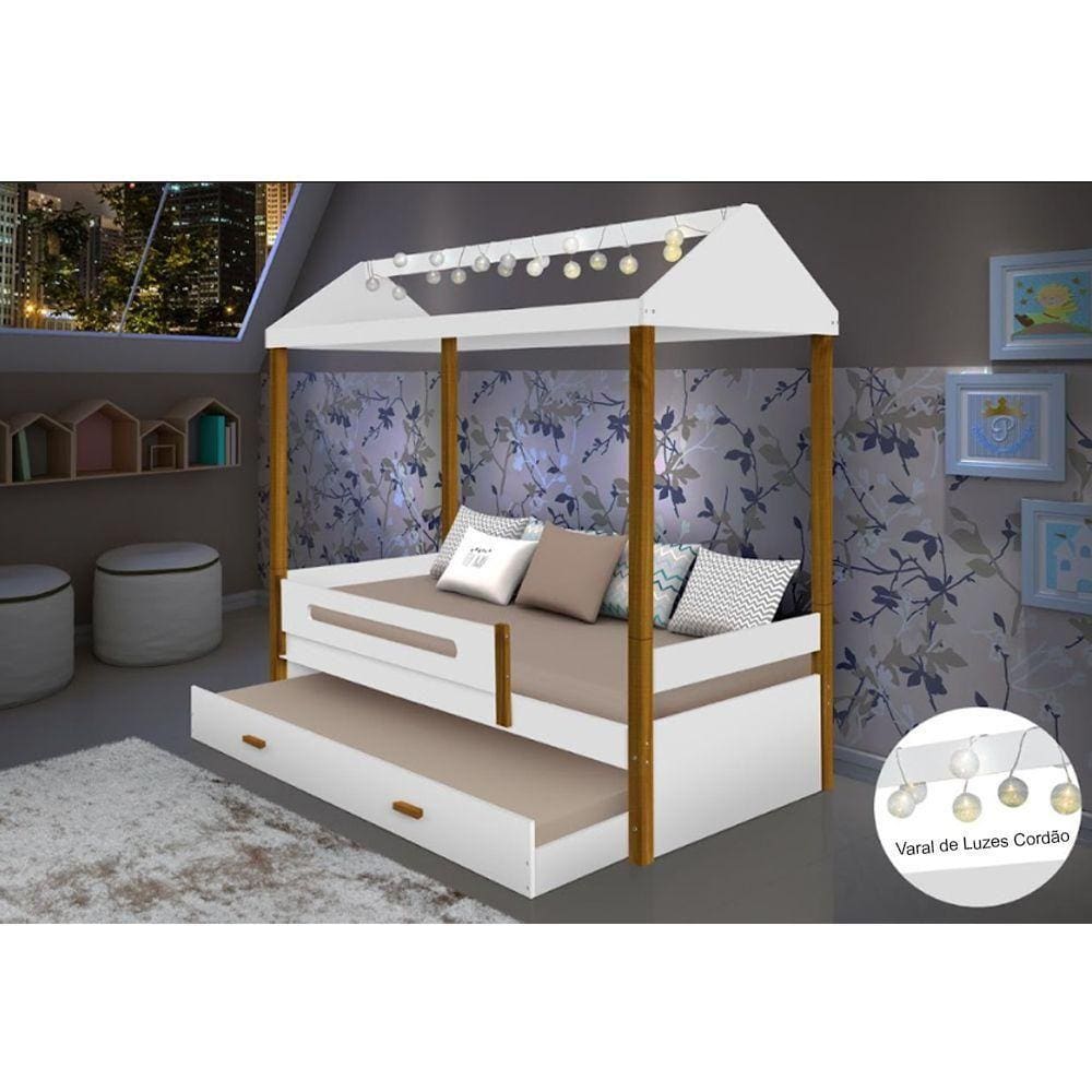Beliche Montessoriana Infantil C/ Branco/amêndoa Branco