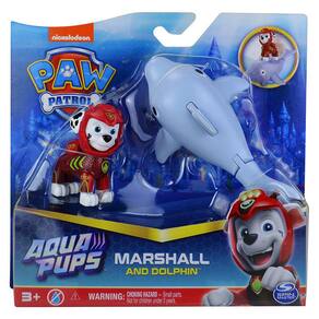 Boneco - Patrulha Canina - Marshall com Gilfinho Aqua pups SUNNY