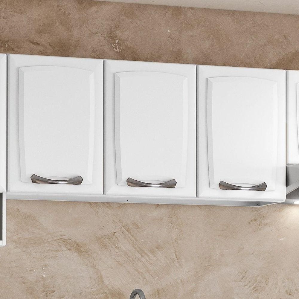 Armário 120cm 3 Portas New Premium Itatiaia Branco