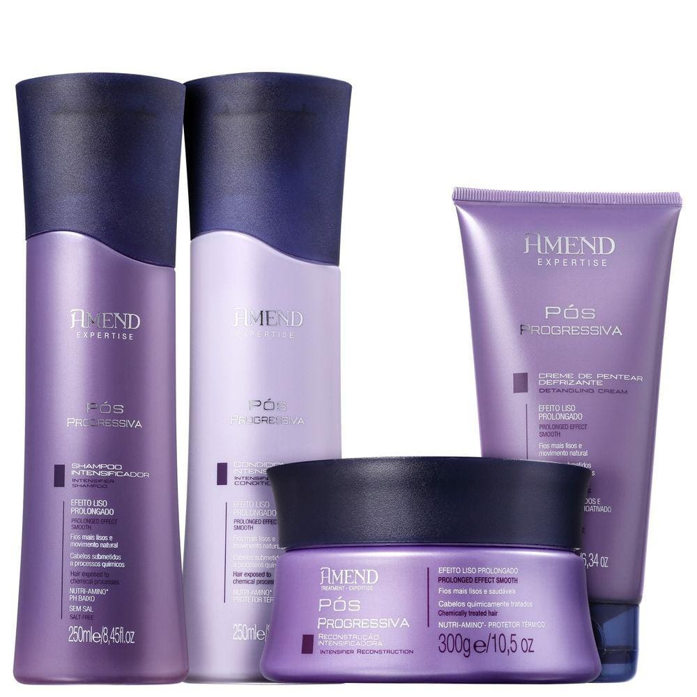 Kit Amend Pós Progressiva Completo (4 Produtos) BLZ