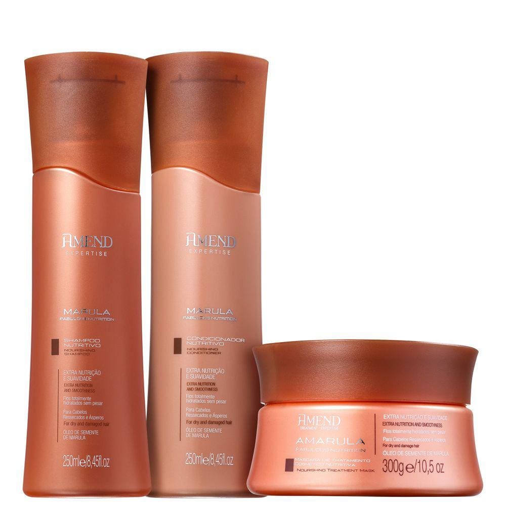 Kit Amend Marula Fabulous Nutrition Trio (3 Produtos) Blz