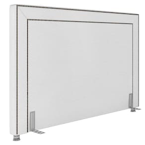 Cabeceira Cama Box Casal 140Cm Mali P02 Sintético Branco