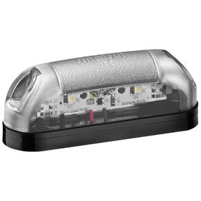 Lanterna Placa Led Cristal Para Caminhões 12V/ 24V Traseira