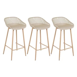 Kit 3 banquetas altas bancada cozinha Clarice Cloe
