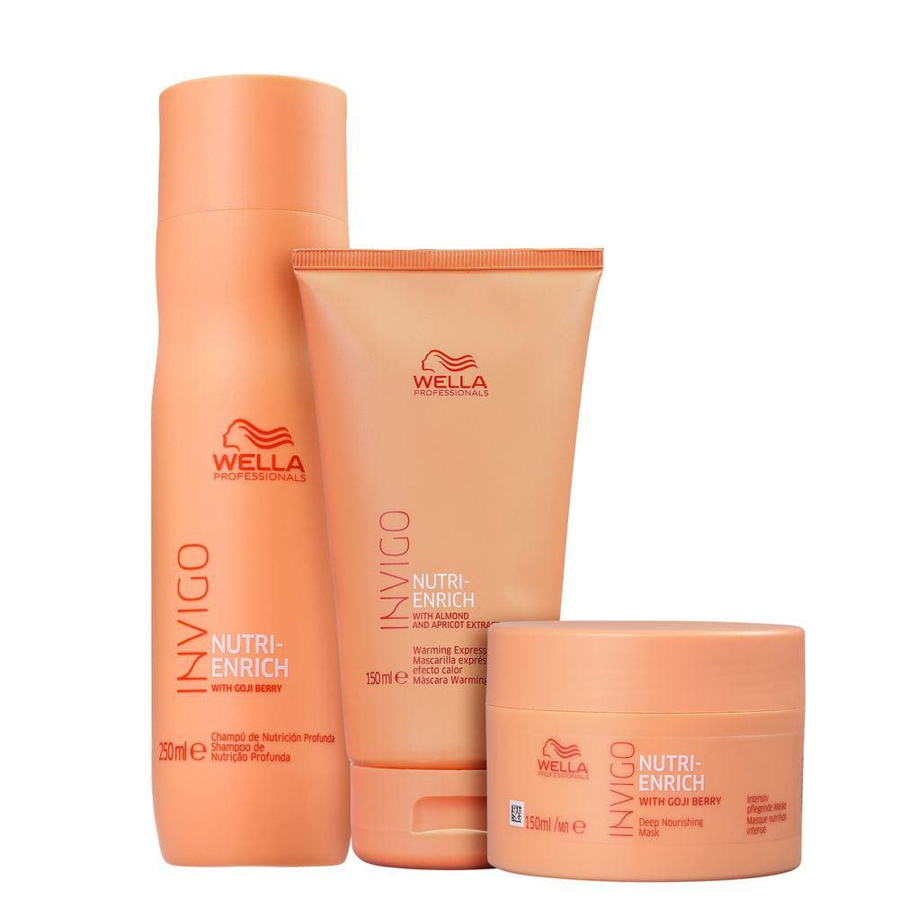 Kit Wella Invigo Nutri-Enrich Express Trio (3 Produtos)