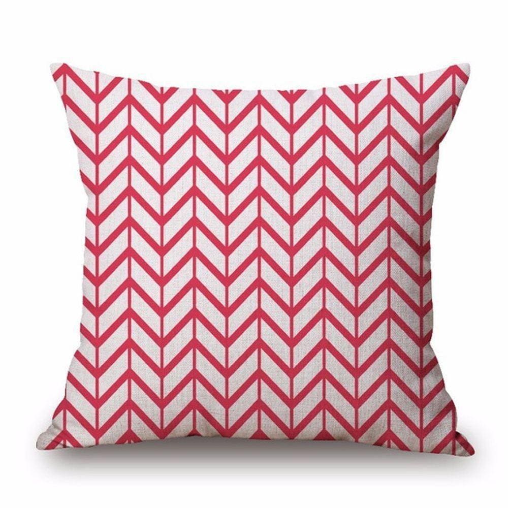 Almofada Chevron Vermelho