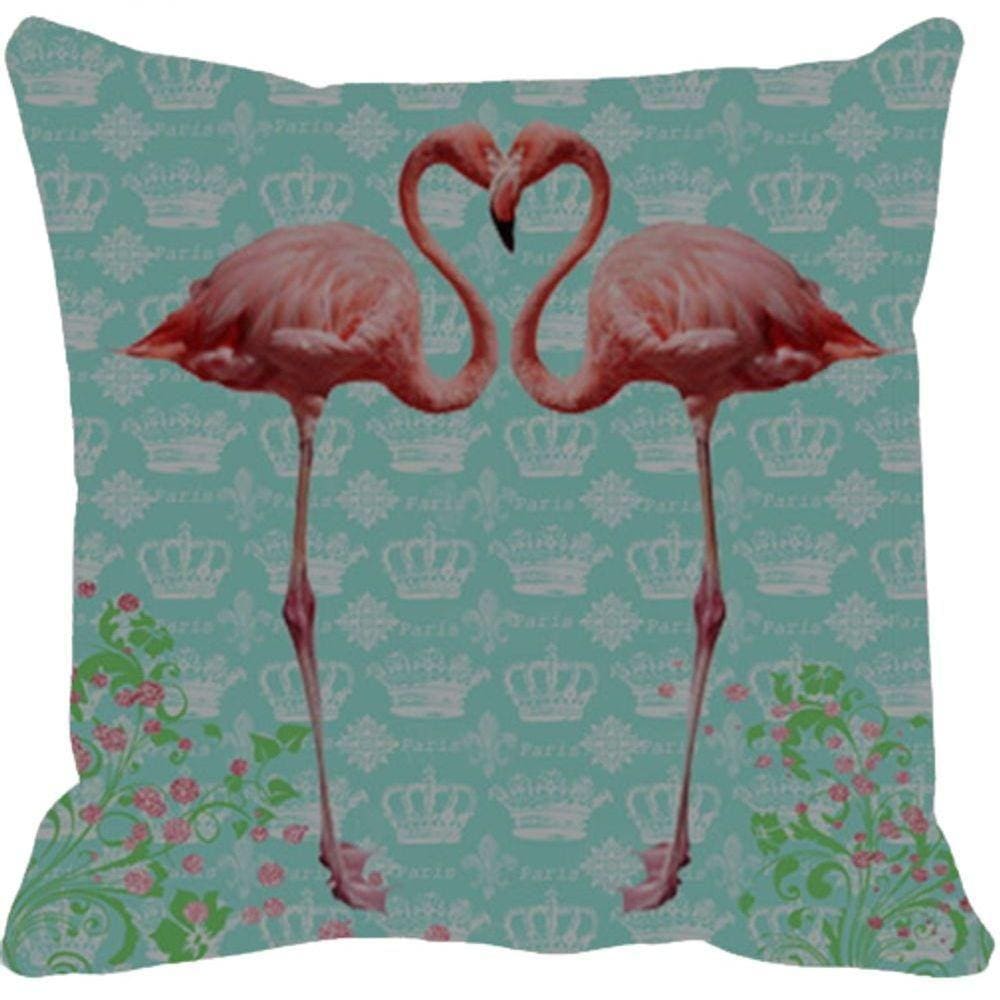 Almofada Flamingo Coroa