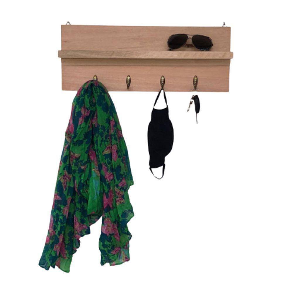 Cabideiro Madeira Cru