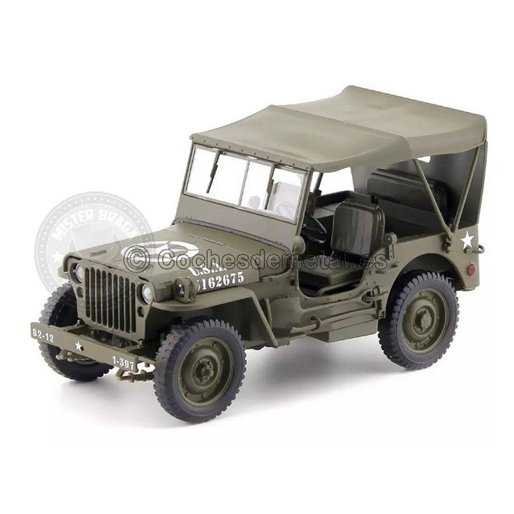 Carrinho Brinquedo Controle Remoto Jeep Militar Camuflado Corrida