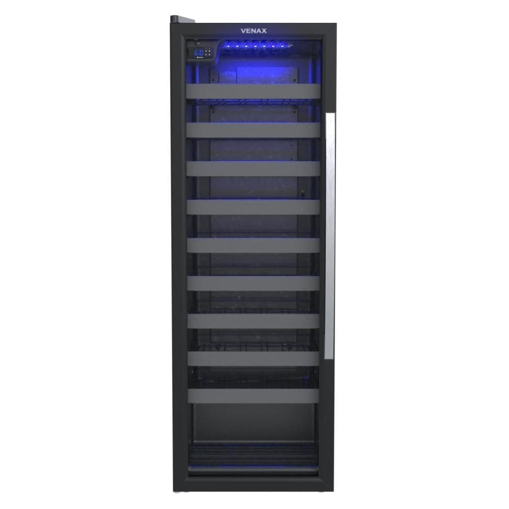 Adega Piubella 200 Para 50 Garrafas Preto Porta Invertida 127V - Venax