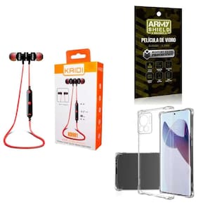 Capinha Moto Edge 30 Fusion + Fone Bluetooth + Película 3D