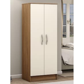 Armário Multiuso 02 Portas Viena Amendola Touch Off White Demóbile