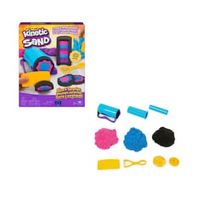 Kinetic Sand Massa Areia Cinética Fatia Surpresa Molde Acessórios Massinha