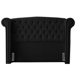 Cabeceira Queen Size Adelle 160Cm C/ Frame Preto